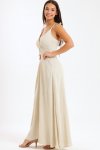 Juliana Strappy Maxi Dress With Pockets
