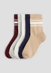 Keith Haring X : 5 Pack Ribbed Socks - Multi