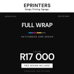 Vehicle Full Wrap – Hatchback
