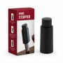 Wine Stopper Black Push-to-lock Seal