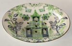 Green & White Pagoda Design Soap Dish 3X16X12CM