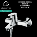 Hansgrohe Decor Chrome Wall Mount Bath Mixer