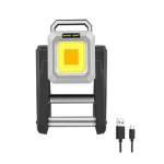 Ashcomonline USB Rechargeable Foldable Multifunctional Cob Work Light Motion Sensor Light