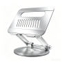 Adjustable Laptop Stand With 360 Rotating Base Premium Aluminium