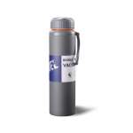 Insulated Stainless Steel Sports Fitness Portable Water Bottle Grey