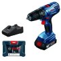 Bosch - Drill GSB180-LI With 2AHBATTERY Charger Screwdriver &drill Bits
