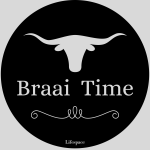 Lifespace "braai Time" Drinks Coasters - Set Of 6