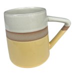 Yellow Three Tone Ceramic Mug