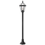 Victor Outdoor Floor Light Black