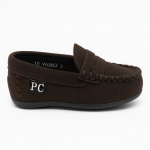 P Crouch & Co Infant Suede Loafer Chocolate - Speedtrainer