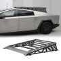 Truck Bed Rack Roll Bar For Tesla Cybertruck 2024 2025 2026 Sport Chase Rack Roll Bar For Tesla Cybertruck 24-26 W/light Bar & P