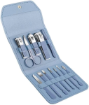 Manicure Set Nail Clipper Set Pedicure Set Manicure Set Professional Manicure Set 12 In 1 For Toenails Fingernails - Blue