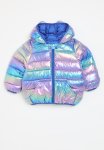 PoP Candy Mettalic Hooded Puffer Jacket-multi