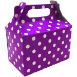 Purple Dotted Party Box 10