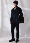 Regular Fit Boucl Jersey Shirt - Blue