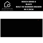 Bosch Series 8 - Black Built-in Warmer Drawer - 60 X 29CM