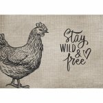 Disposable Placemats - Stay Wild & Free