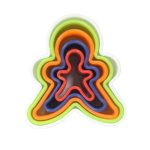 Plastic Gingerbread Cookie Cutter Set Of 5