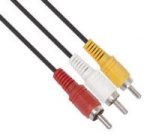 RCA Extended Cable R wh blk Retail Box No Warranty