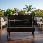 Charcoal Counter Top Spit Braai Mild Steel Black -cctsb-mildsteel