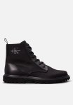 Calvin Klein Eva Boot Mid Laceup Mix Mtr - Black