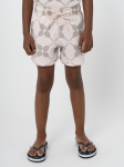 Polo Girls Amy Aop Sport Short In Pink - Pink 11 To 12