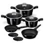 10-PIECE Non Stick Titan Pro Coating Cookware Set - Vintage