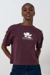 Boxy Graphic T-Shirt - XL Berry