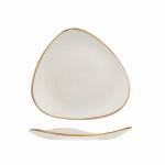 Stonecast - Barley White - Triangle Plate - 22.9CM 12 - CC-SWHS-TR9.1