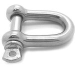 D-shackles St Steel 316 6MM