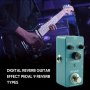 Dig Reverb Digital Reverb Guitar Effect Pedal 9 Reverb Types Decay & Mix Control True Bypass Full Metal Shell