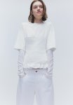 Smocked Top - White