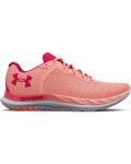 Women's Ua Charged Breeze Running Shoes - Pink Sands 8