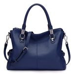 S-zone Women Genuine Leather Handbag Shoulder Purse Satchel Tote Crossbody Bag