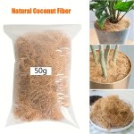 50G BAG Natural Coconut Coir Husk Fiber Orchid Growing Medium Pet Bedding Insect-resistant Plant Soil Temperature Regulator