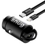 Snug MINI Pd Port Car Charger With Lightning Cable – 30W
