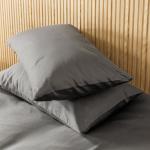 Cotton Linen Blend Pillowcase Pair Charcoal - Default