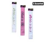 Party Sash Bride To Be Asstd Marketplace Brits Bros