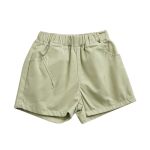Toddler Casual Cargo Shorts Fashion Loose Fit Khaki Shorts Boys Girls Lounge Elastic Waist Green 18-24 Months