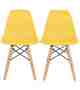 Cozycraft - Eames Chairs - Set Of 2 Yellow
