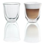 Delonghi Double Walled Cappuccino Glasses Set Of 2 190ML