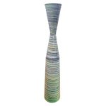 Iron Cylindrical Vintage Vase Green 90CM