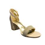 Ladies Heels In Gold - Gold 8