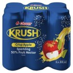 Clover Krush Sparkling Apple Juice 6 X 300ML