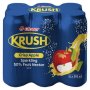Clover Krush Sparkling Apple Juice 6 X 300ML