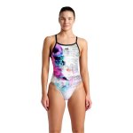 Arena Womens Arena Airbrush Swimsuit Challenge Black White Multi