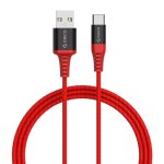 Orico Type-a To Usb-c Aramid 1M Cable - Red