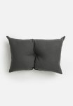 Zia Blowfilled Cushion - Charcoal