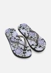 PoP Candy Floral Flip Flop - Black & Purple