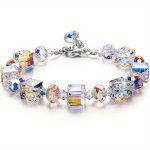 Northern Lights Crystal Bracelet - Perfect Romantic Gift For Women On Valentine's Day Anniversary Or Birthday